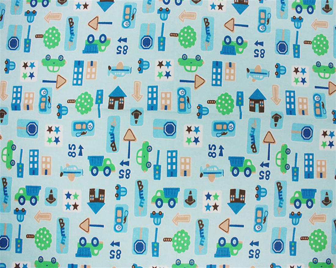 SKY Cotton Traffic Cars Winceyette