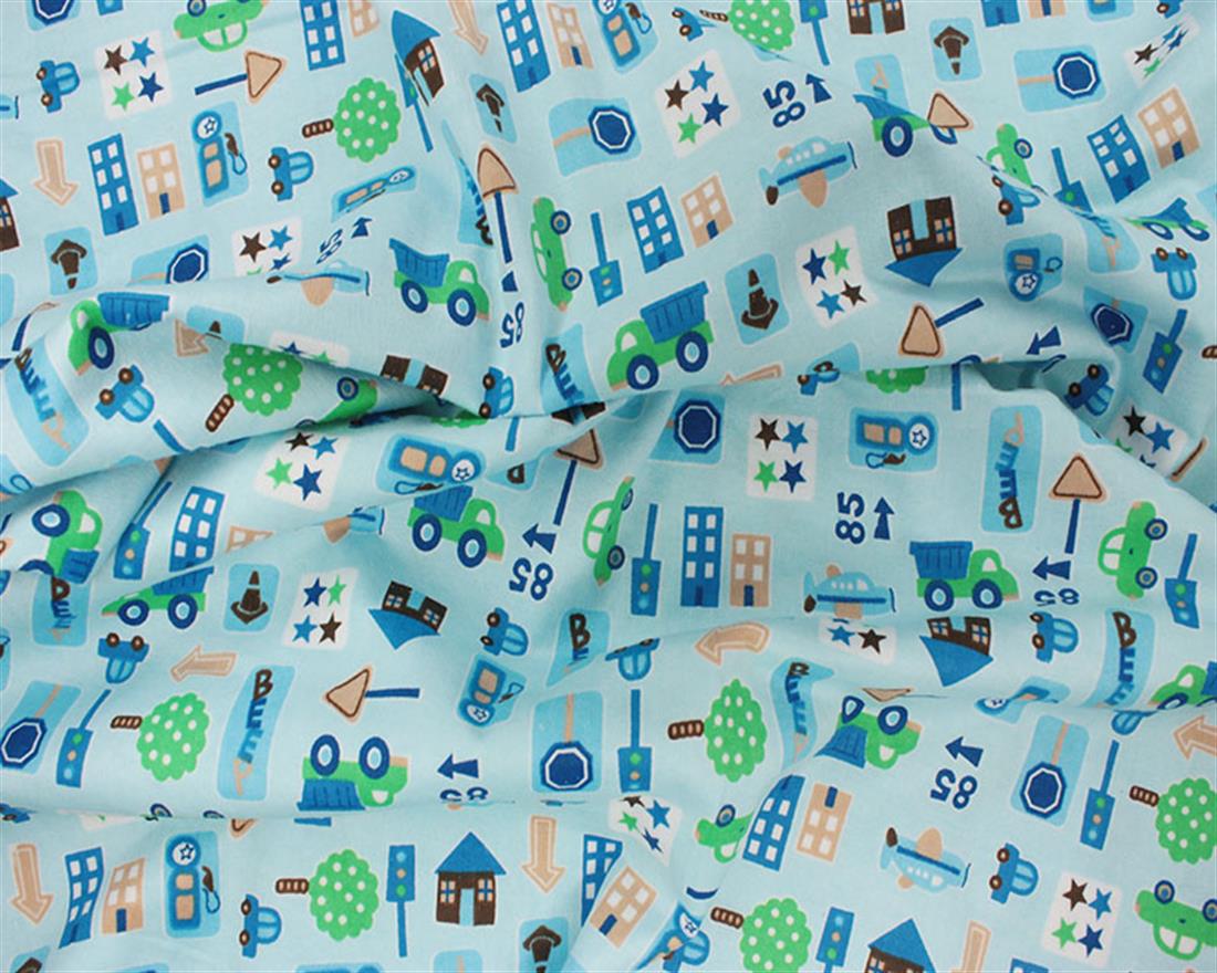 SKY Cotton Traffic Cars Winceyette