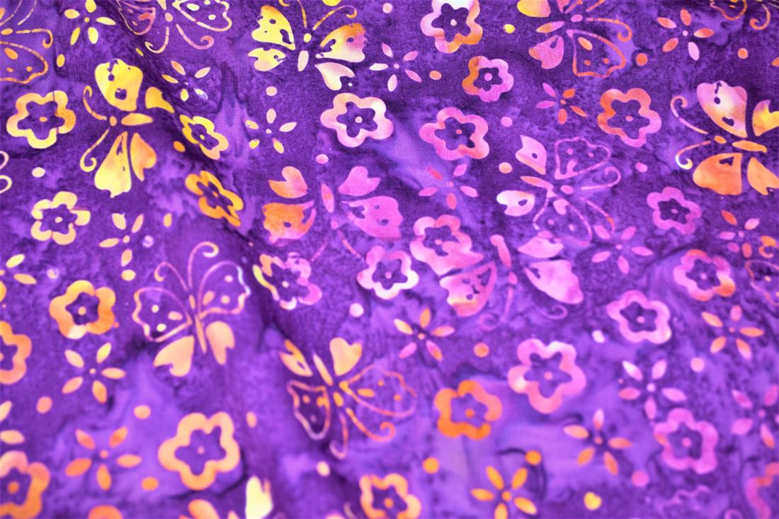 COL 1 Cotton Printed Bali Batik