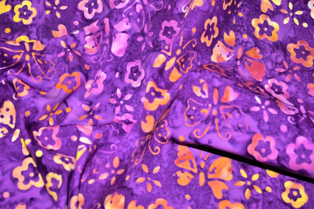 COL 1 Cotton Printed Bali Batik