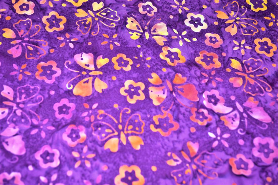 COL 1 Cotton Printed Bali Batik