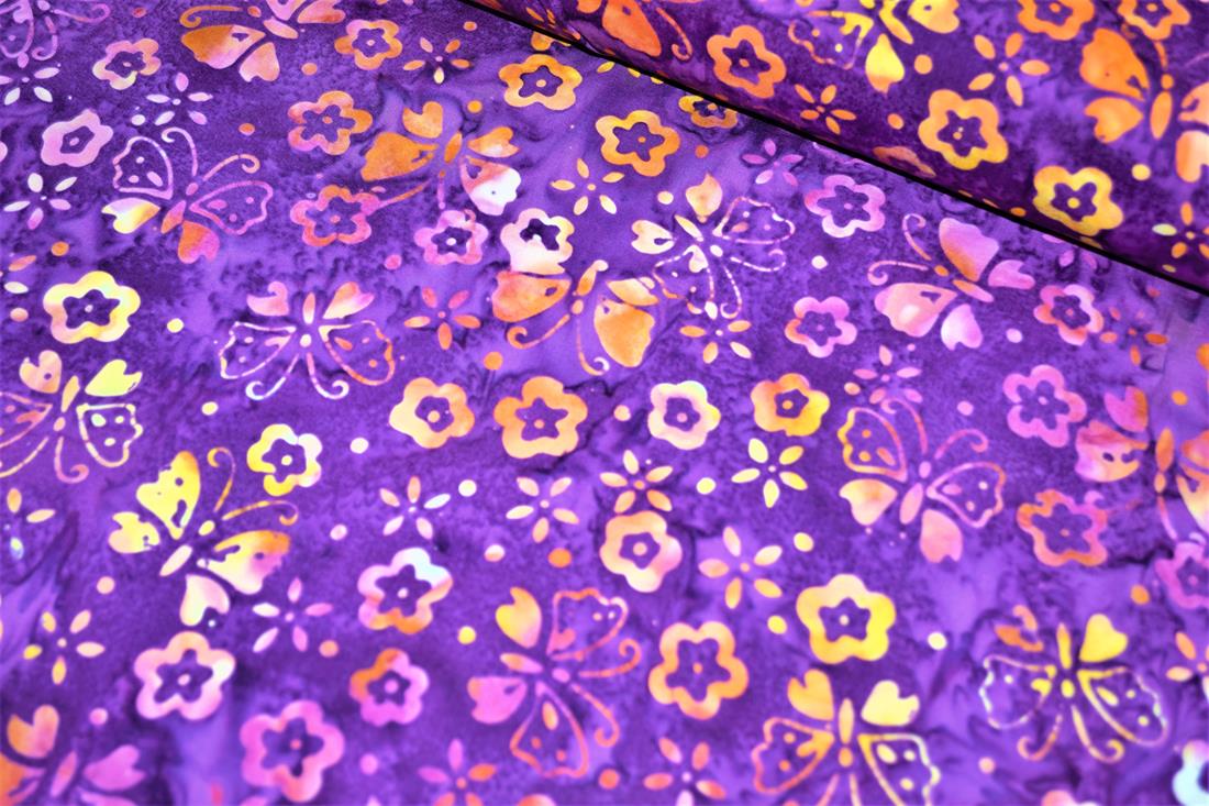 COL 1 Cotton Printed Bali Batik