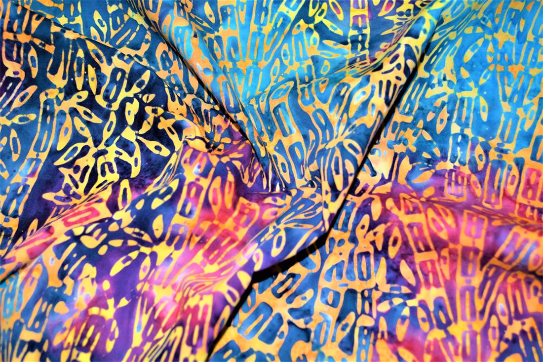 COL 1 Cotton Printed Bali Batik
