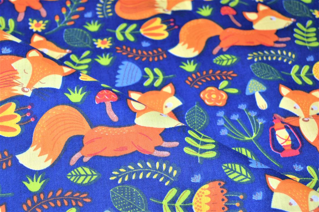 Royal Blue Cotton Foxs