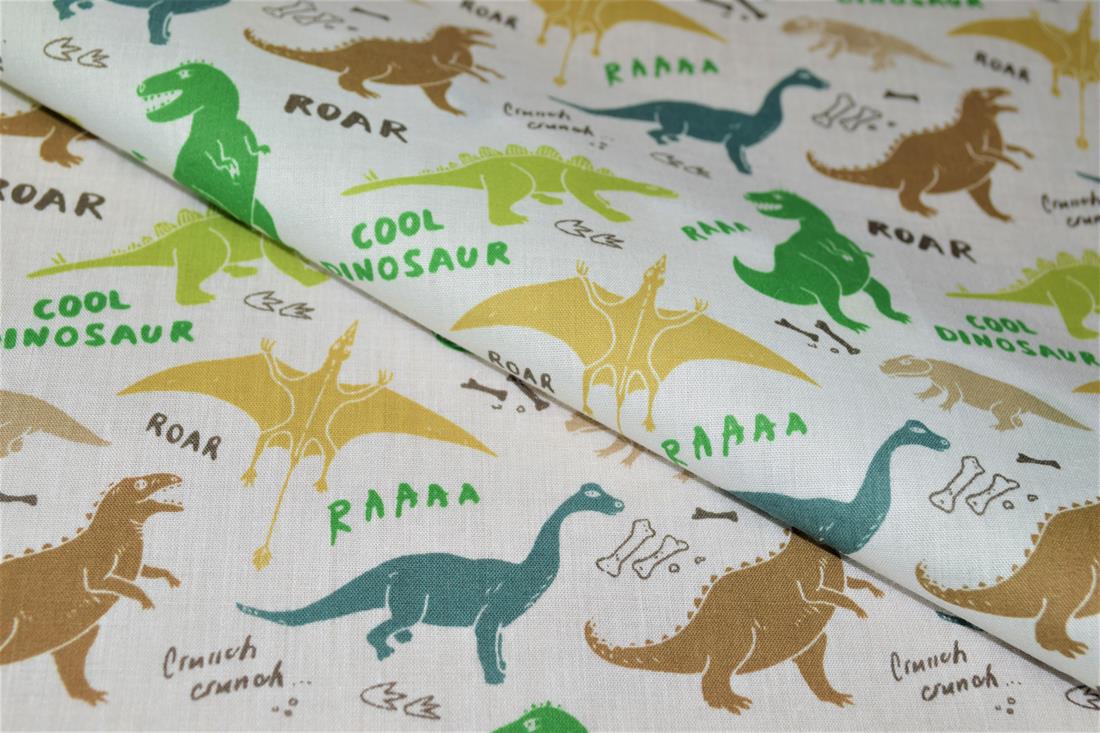 White Cotton Dinosaurs