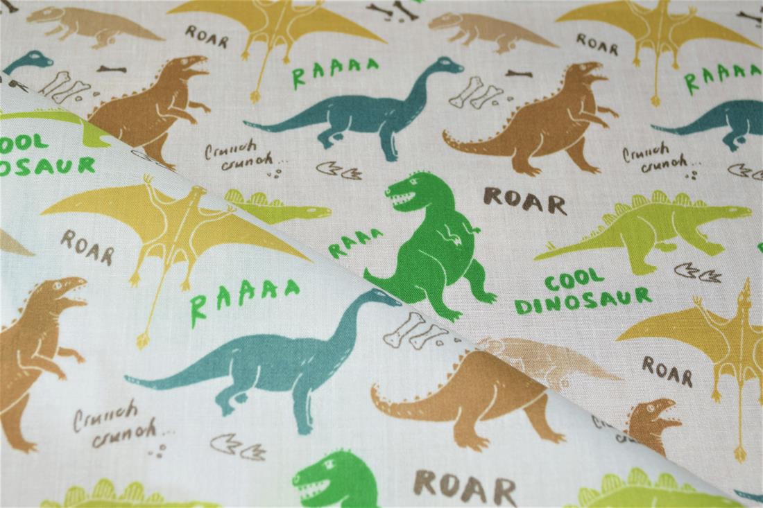 White Cotton Dinosaurs