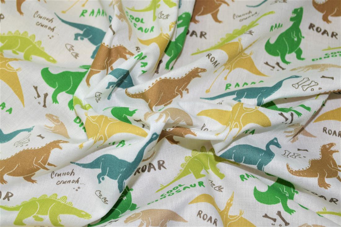 White Cotton Dinosaurs