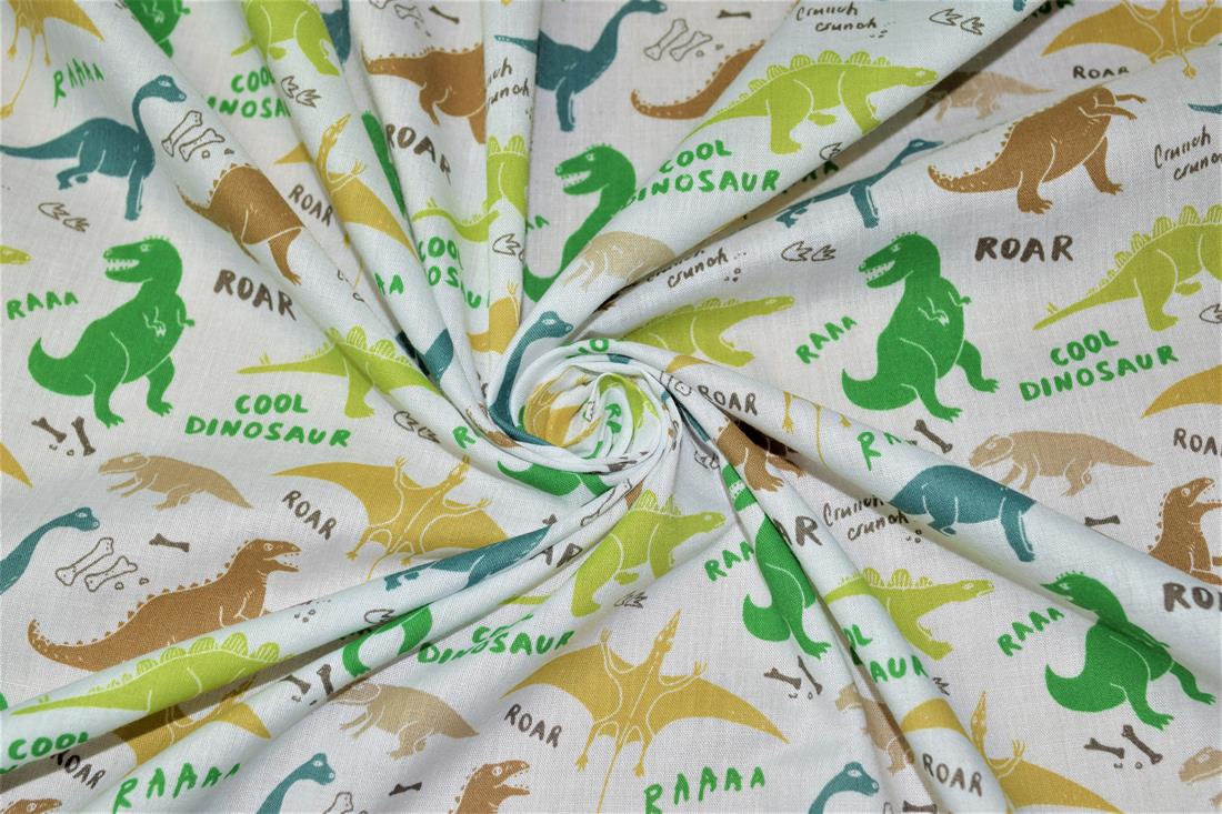 White Cotton Dinosaurs