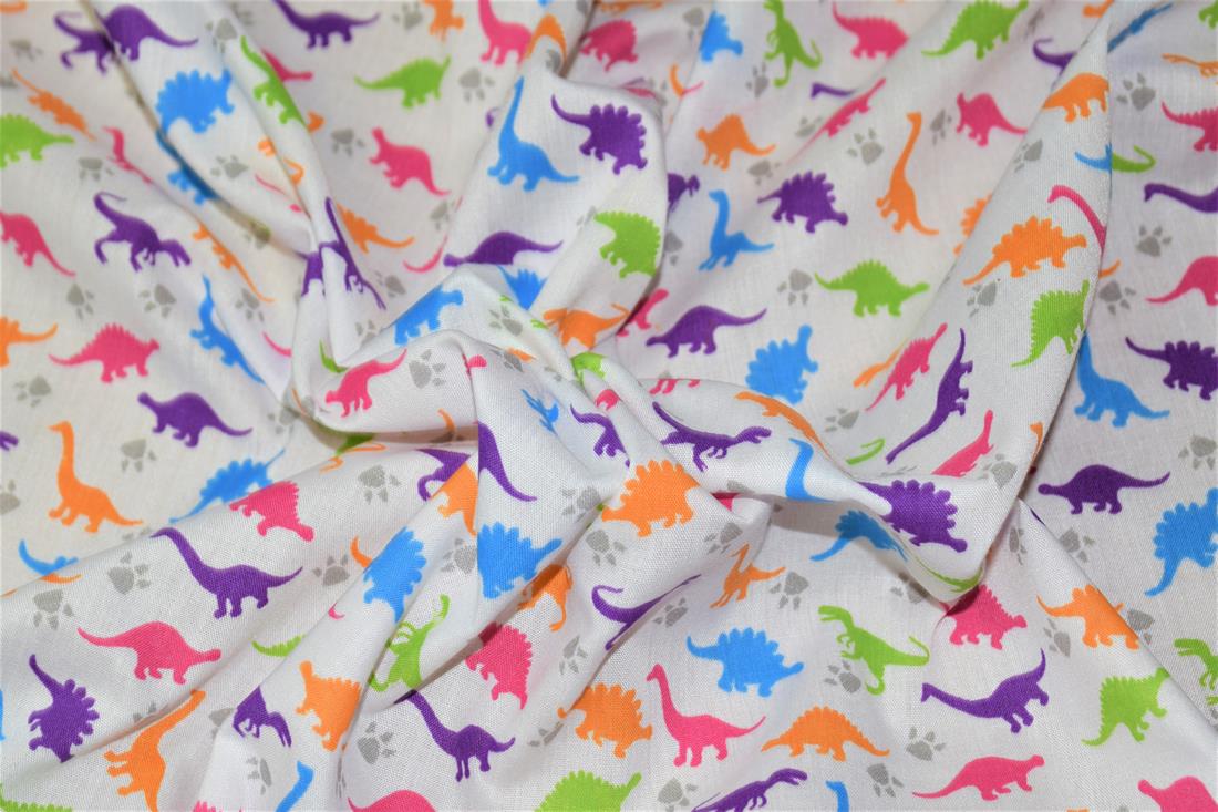 White Cotton Rainbow Dinosaur