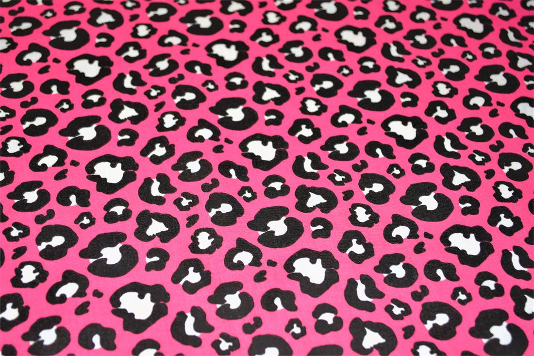 Pink Cotton Printed Poly Cottons