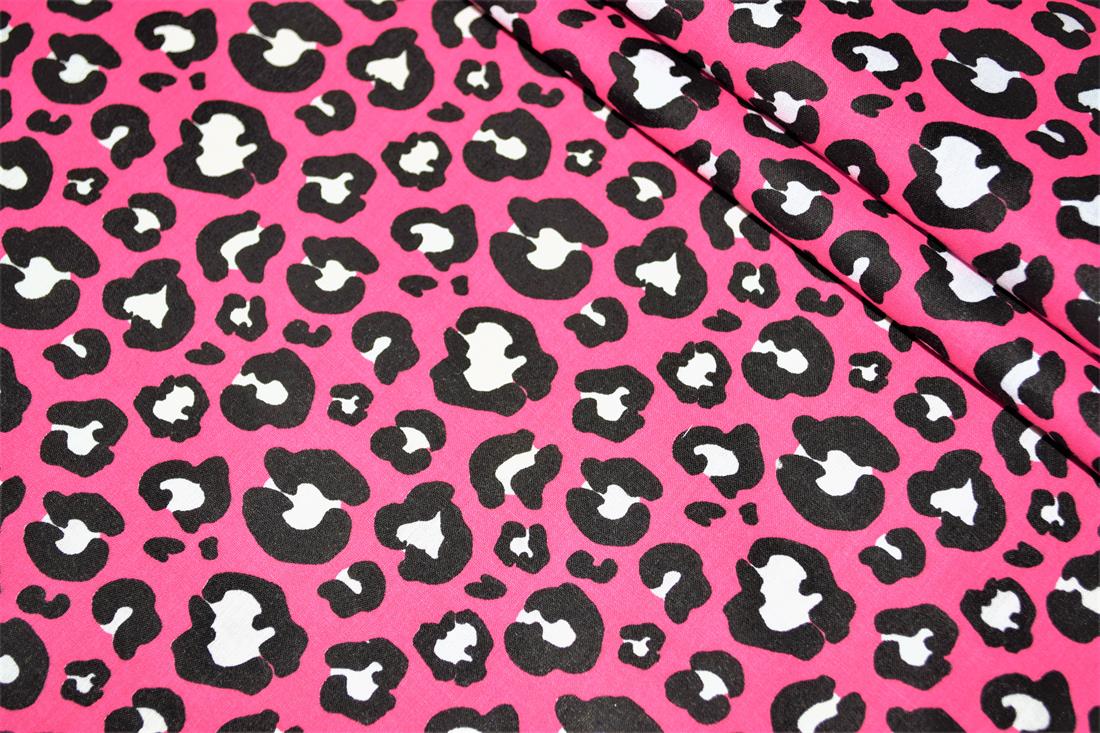 Pink Cotton Printed Poly Cottons