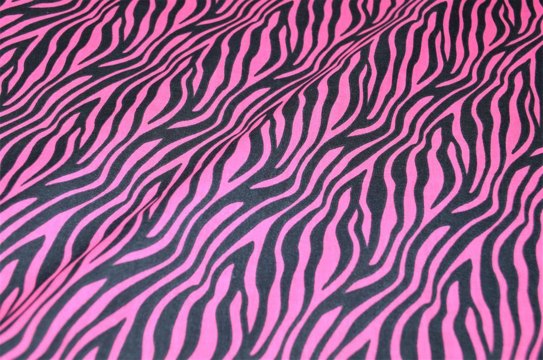 Pink Cotton Printed Poly Cottons