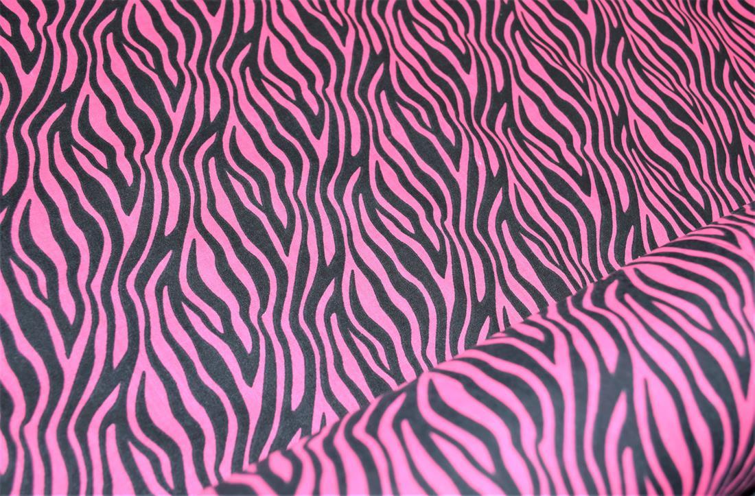 Pink Cotton Printed Poly Cottons