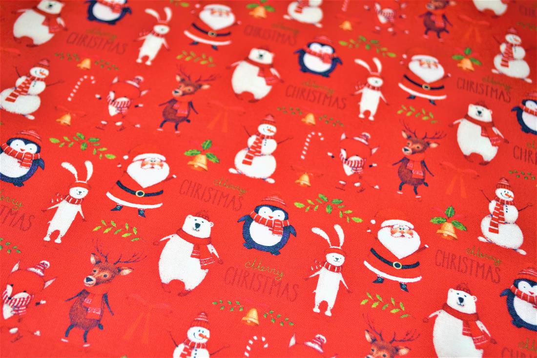 Red Cotton Santa