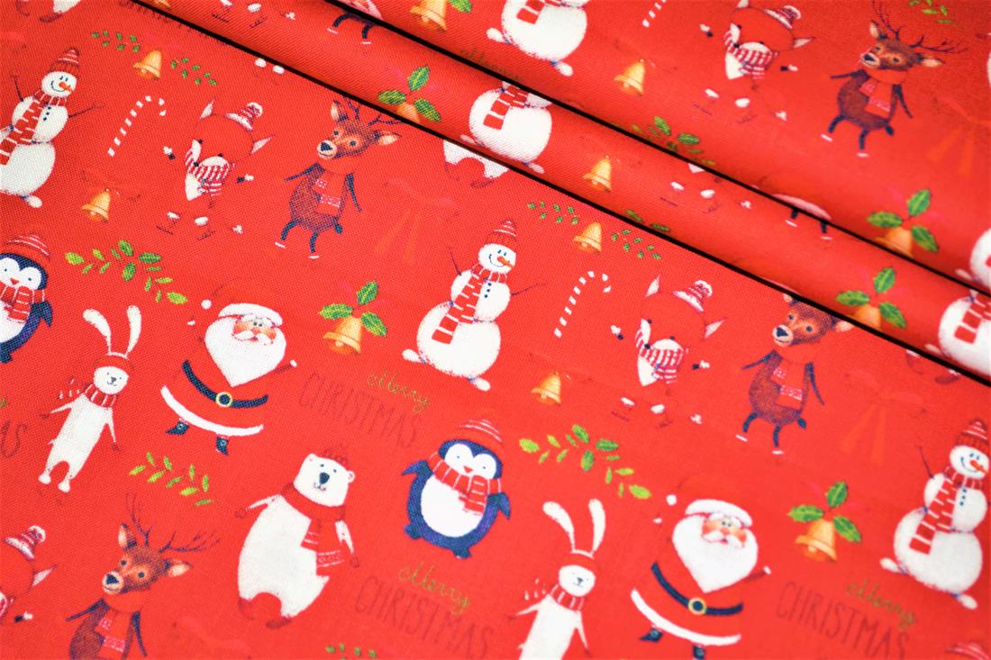 Red Cotton Santa