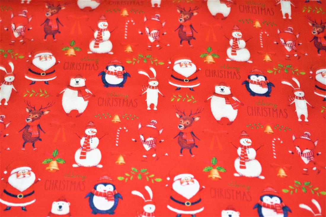 Red Cotton Santa