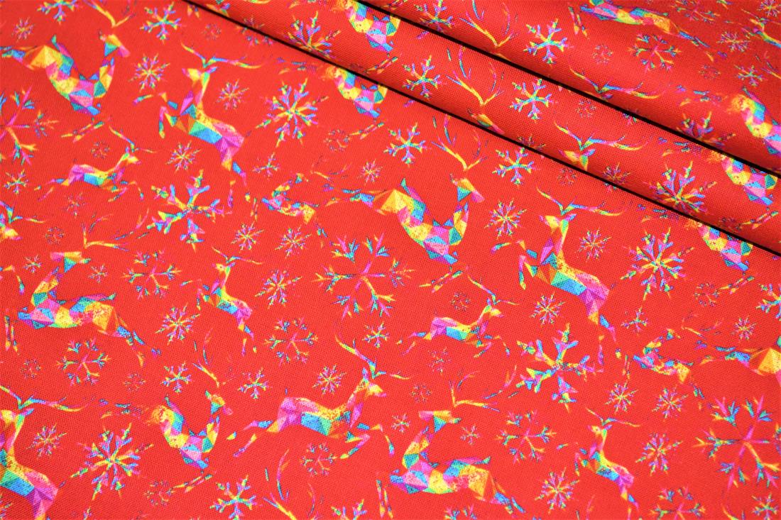 RED- Cotton Reindeer