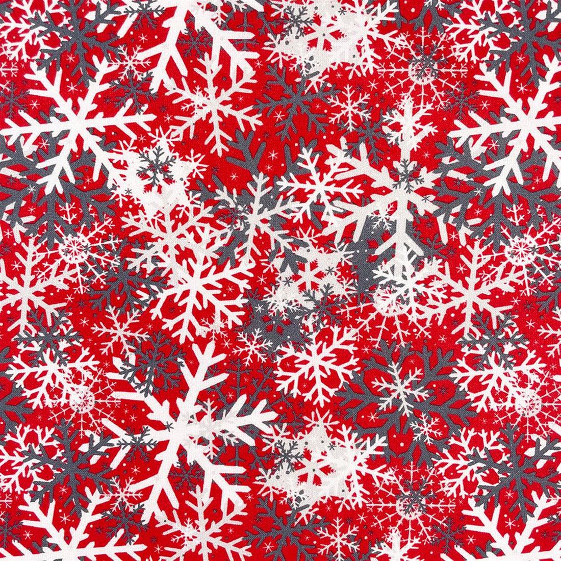 Red Cotton SnowFlakes
