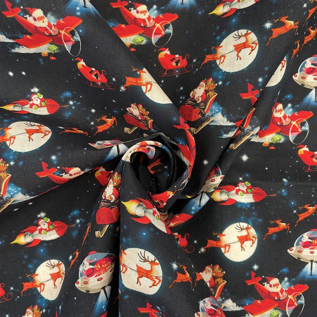 Black Cotton Flying Father Xmas