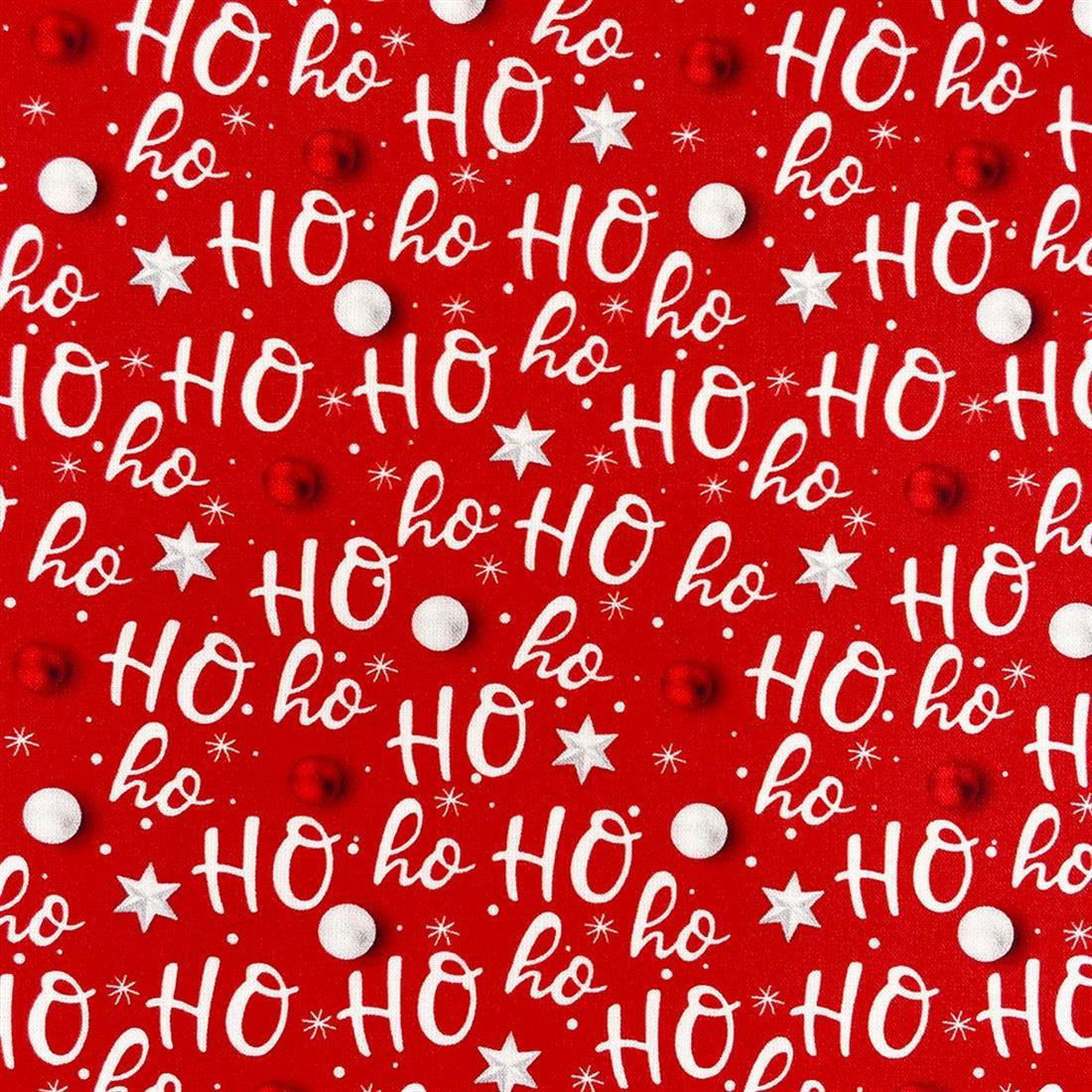 Red Cotton Ho Ho Ho