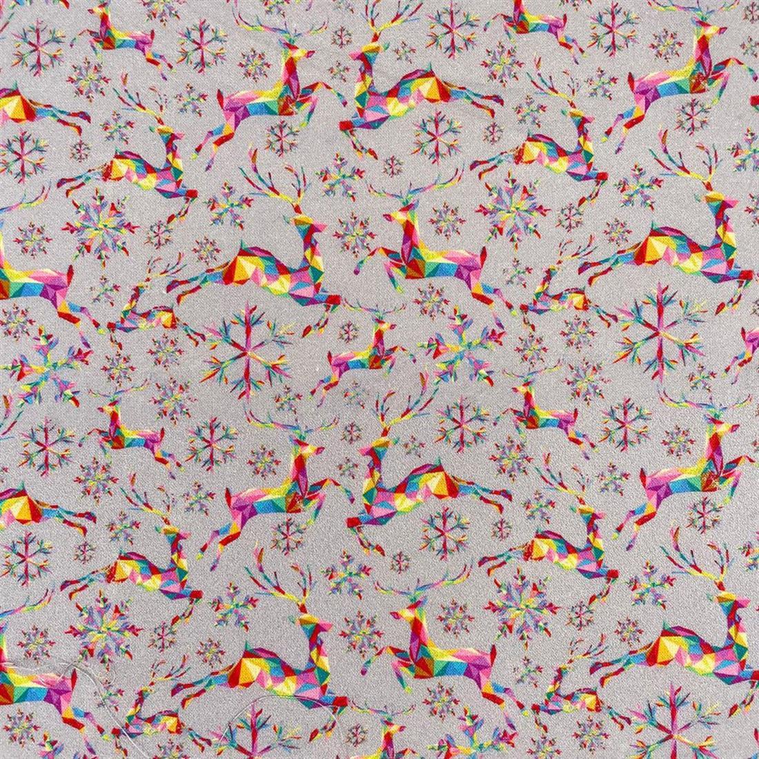 Multicolour Cotton Rainbow Reindeer