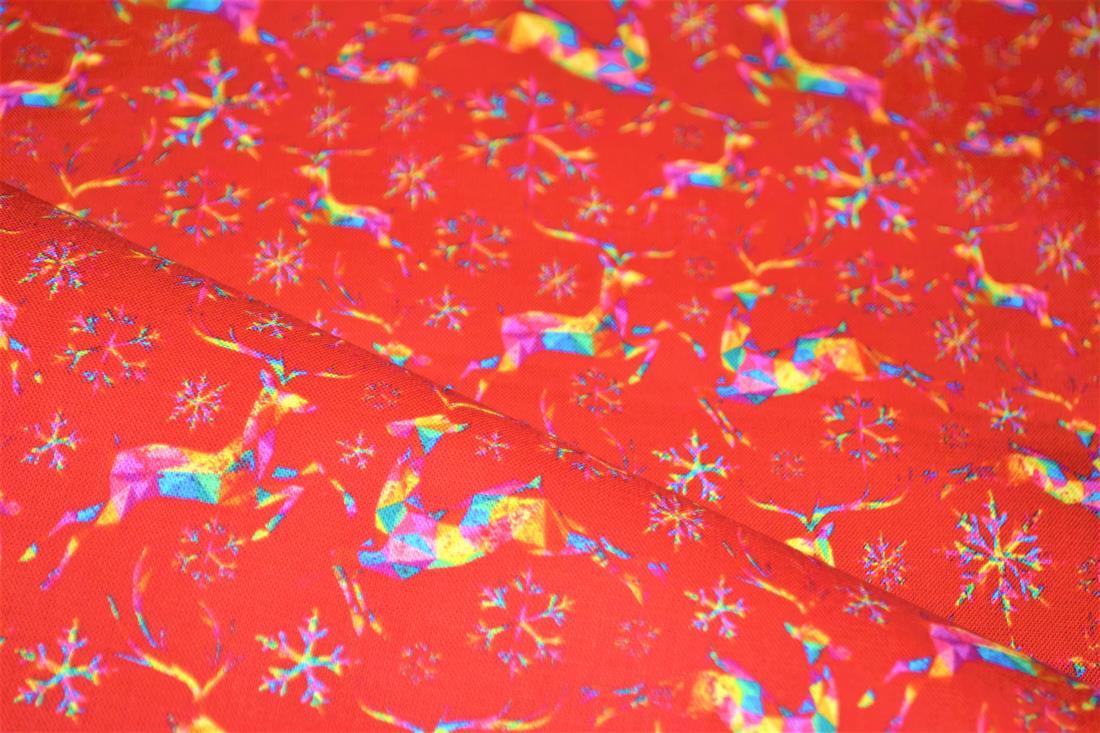 Multicolour Cotton Rainbow Reindeer