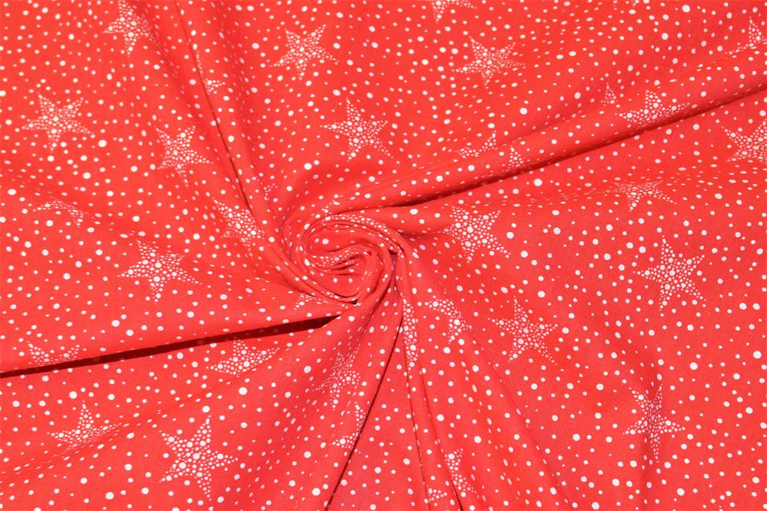 Red Printed Cotton Fabrics