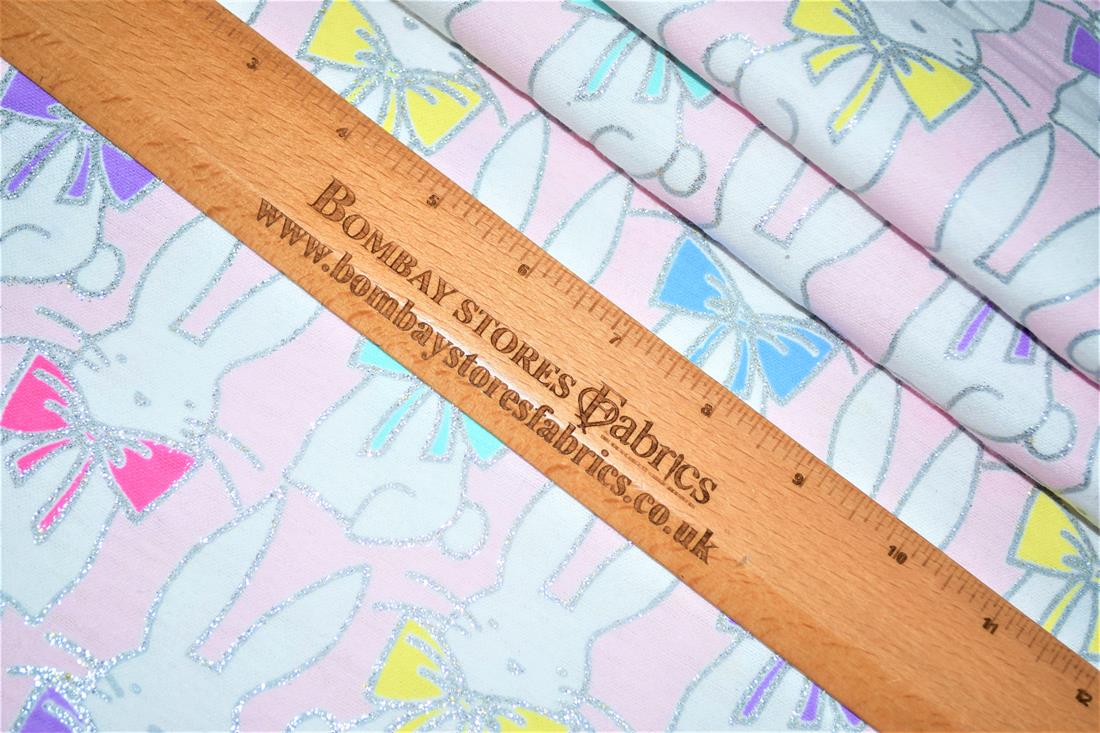 Light Pink Printed Brushed Cotton