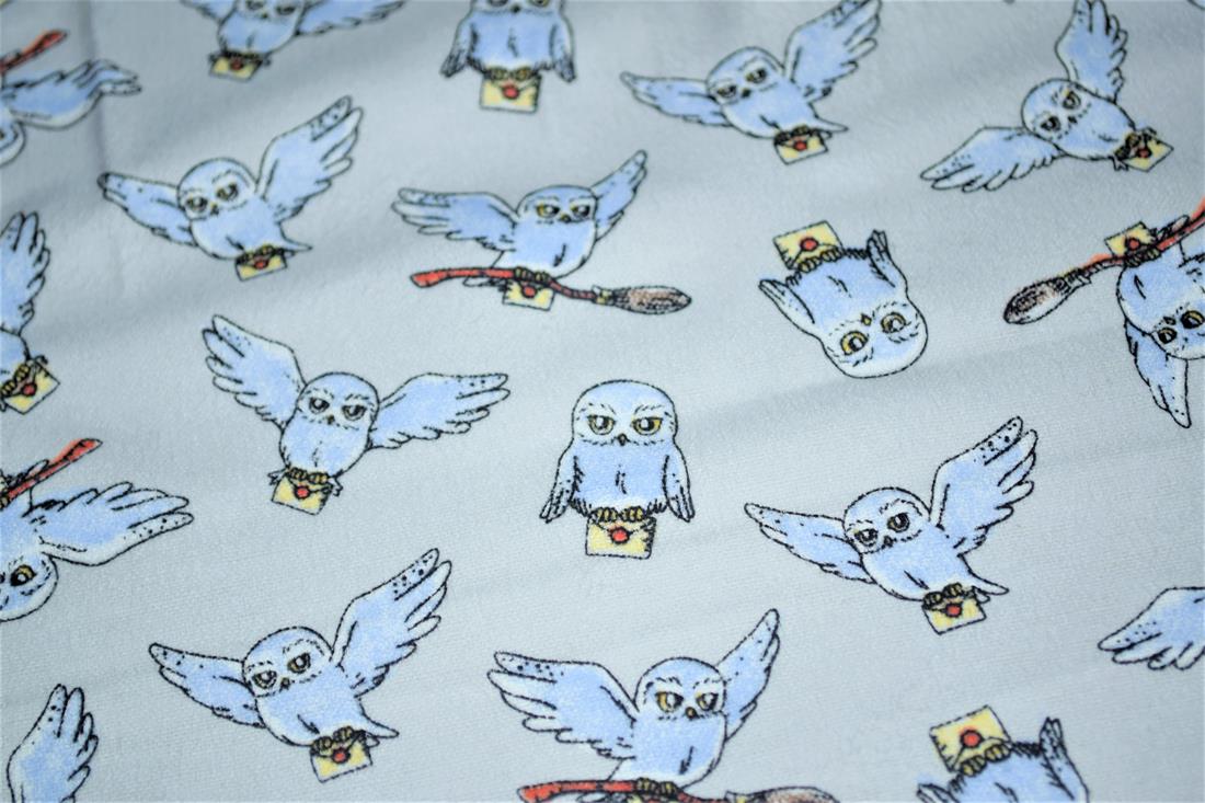 Sky Blue Brushed Cotton Flannel Winceyette Fabric Dressmaking Craft