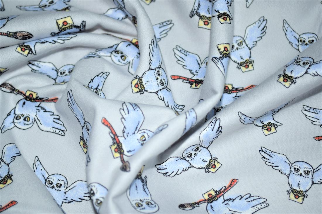 Sky Blue Brushed Cotton Flannel Winceyette Fabric Dressmaking Craft