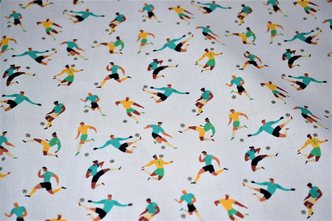 White Printed Cotton Fabrics