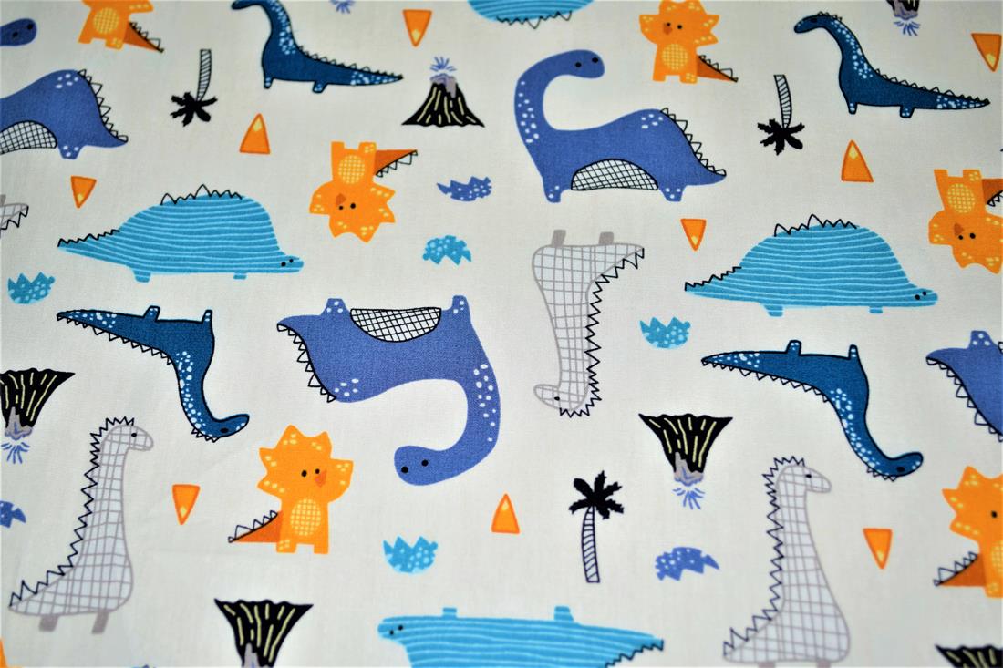 White Printed Cotton Fabrics