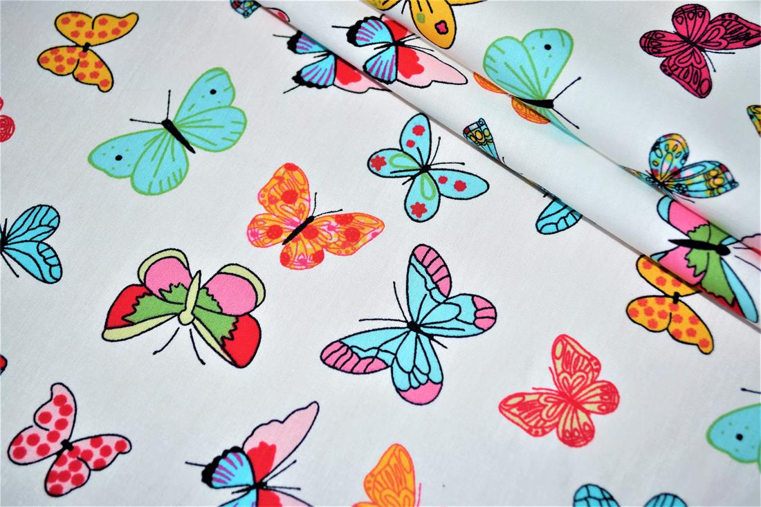White Printed Cotton Fabrics