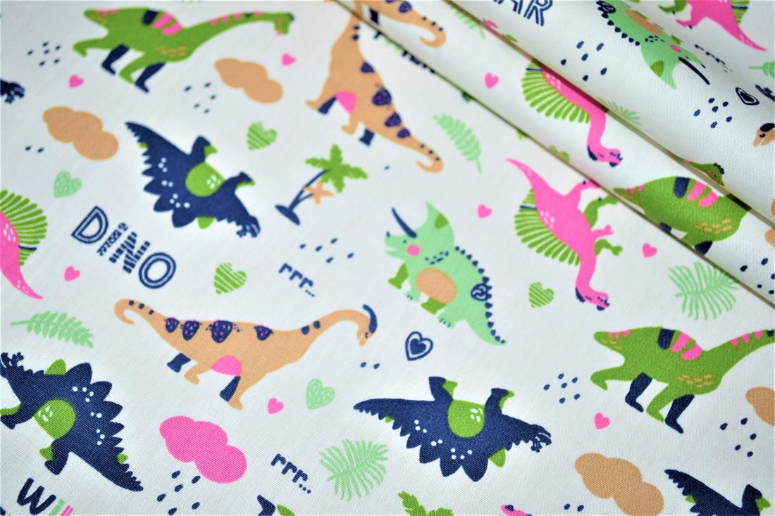 White Printed Cotton Fabrics