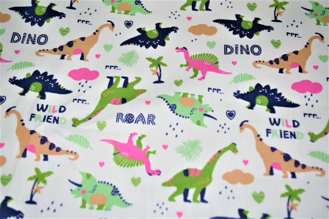 White Printed Cotton Fabrics