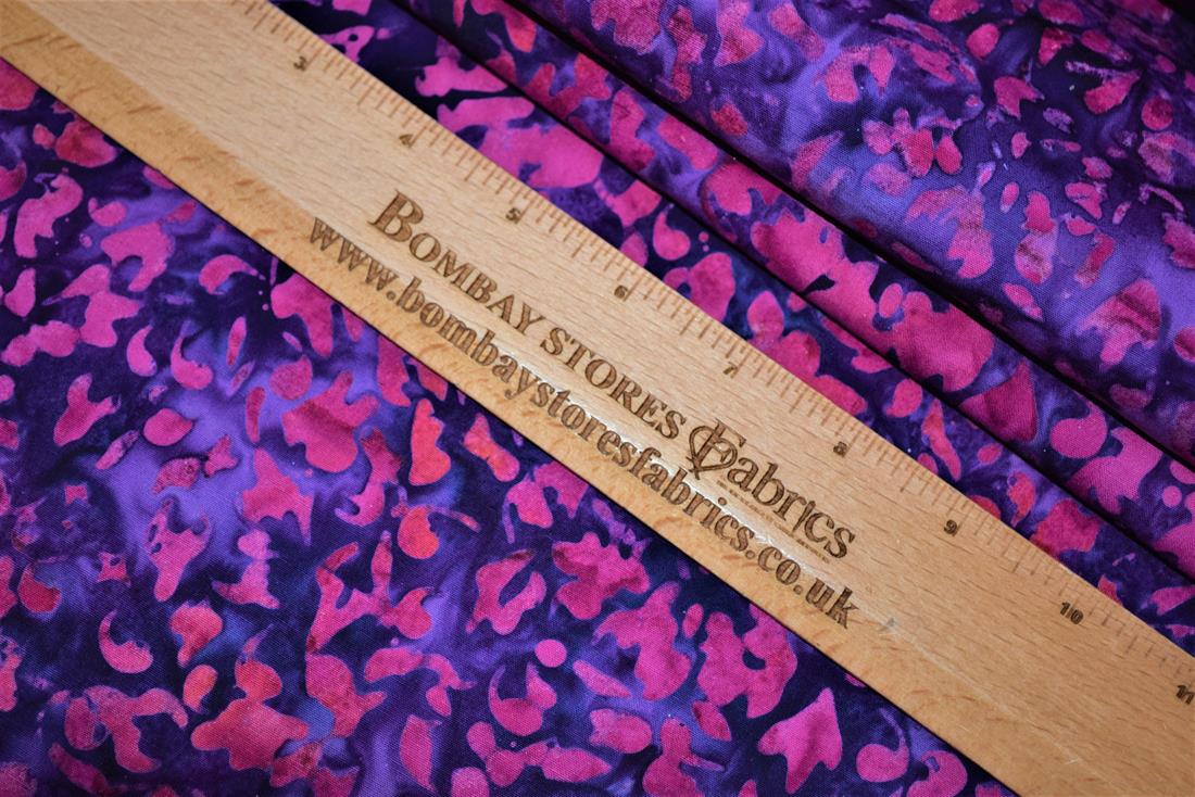 Pink Cotton Printed Batik