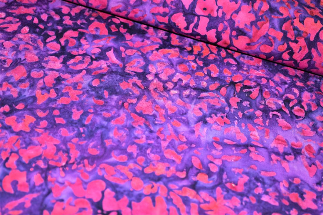 Pink Cotton Printed Batik