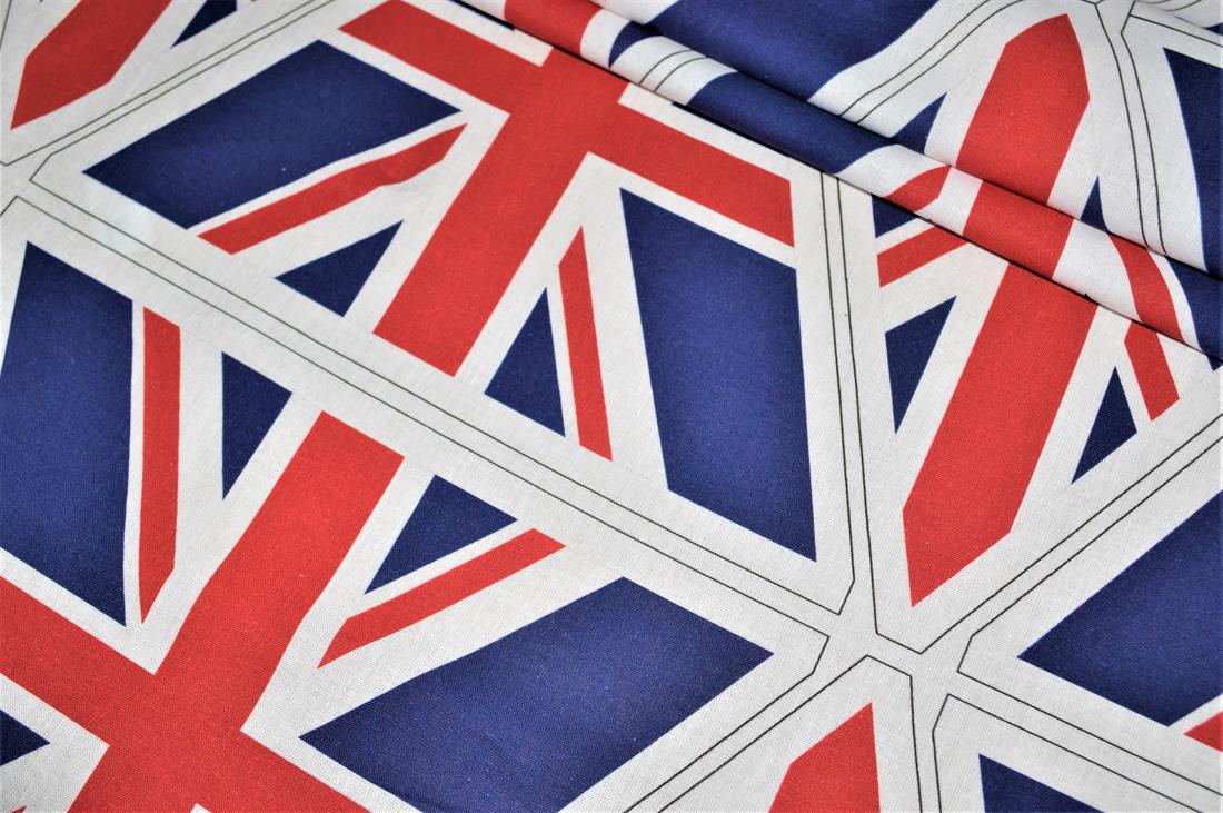 White Cotton Union Jack