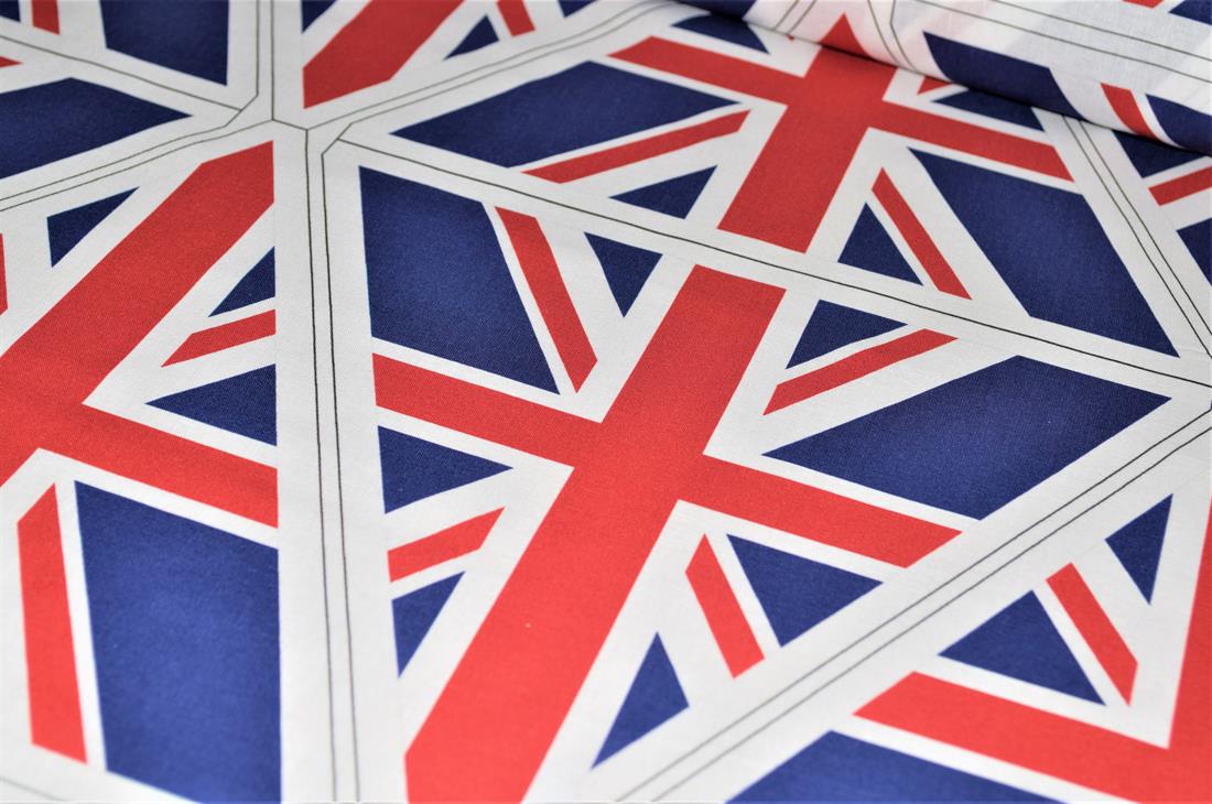 White Cotton Union Jack