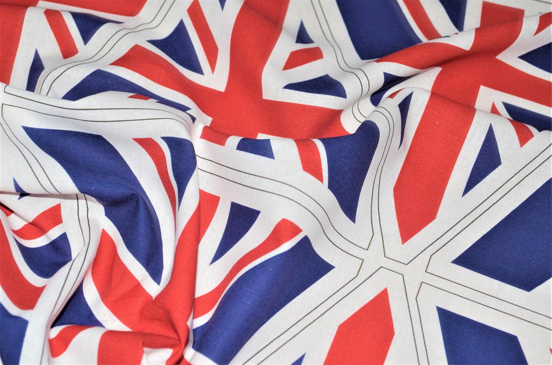 White Cotton Union Jack