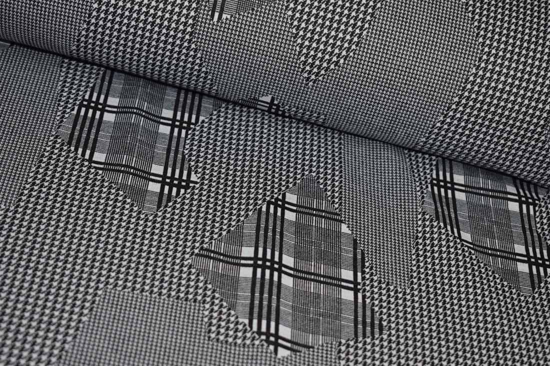 Black Checked Diamond