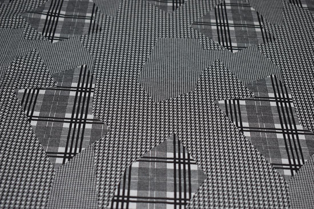 Black Checked Diamond