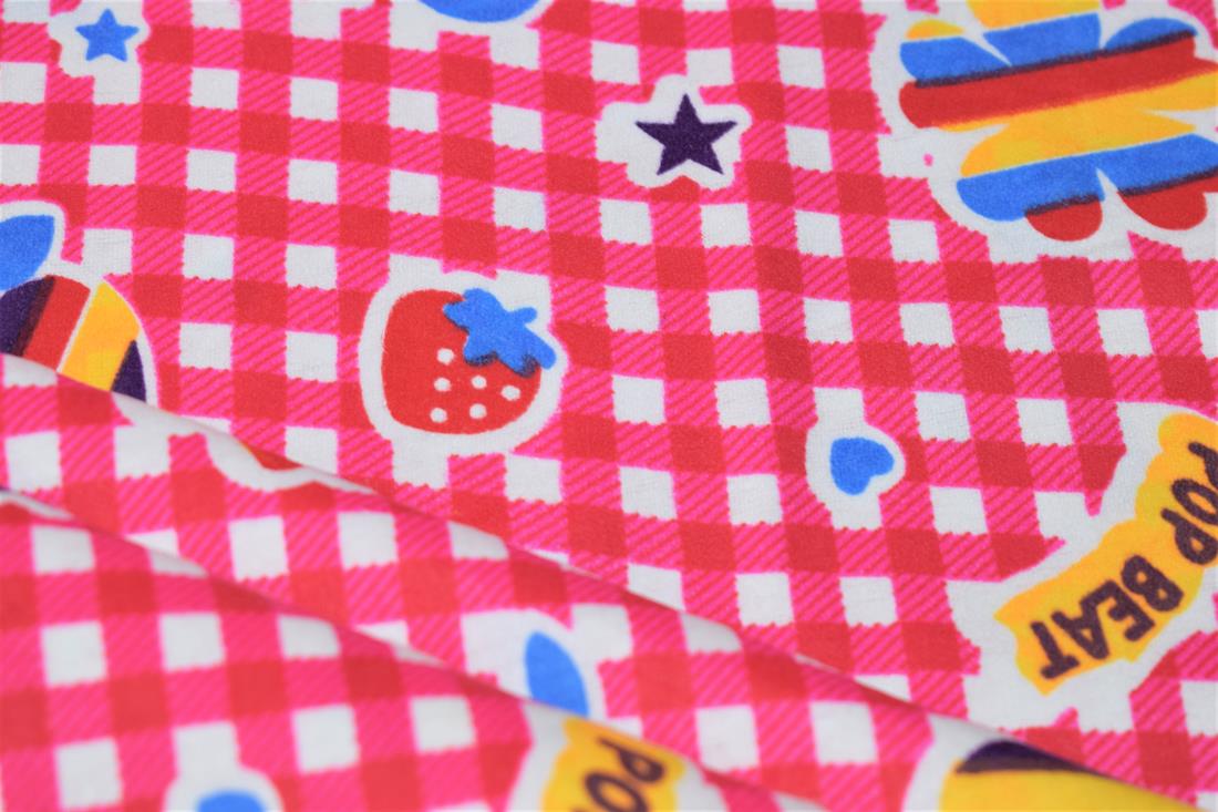 Cerise Pink Cotton Pop Beat