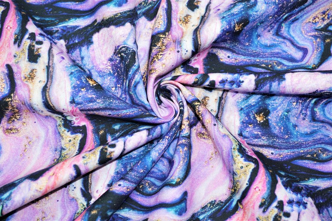 Purple Little Johnny - Marble Cotton