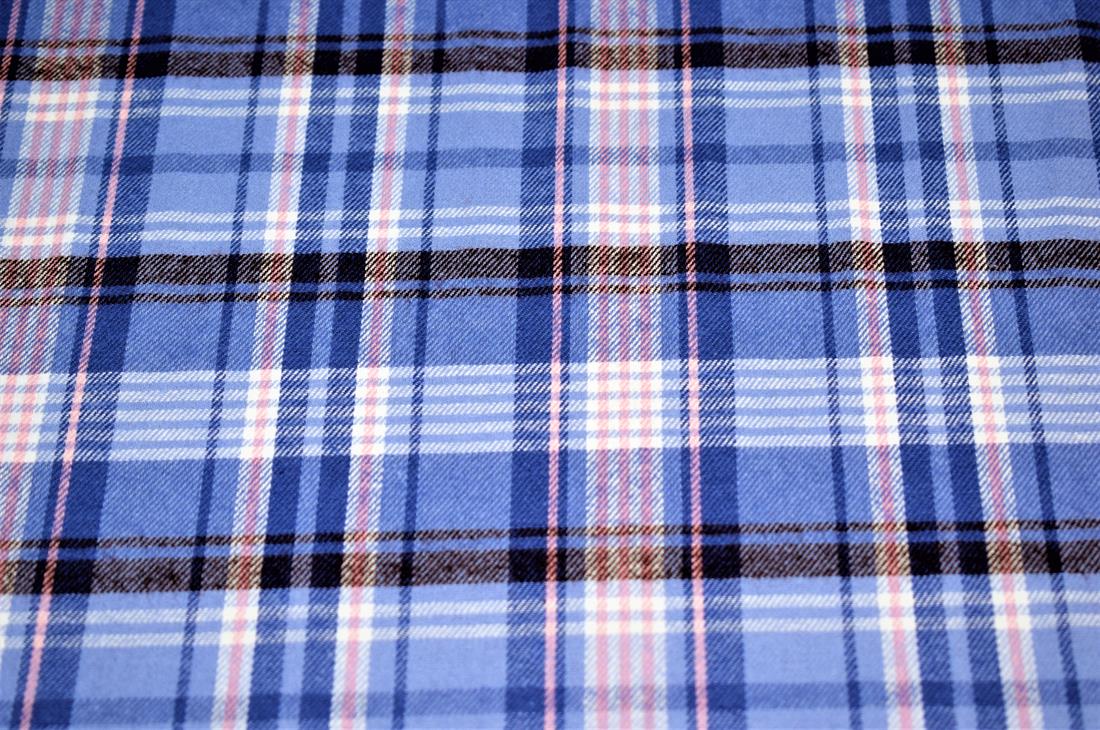 Blue & Pink Classic Yarn-Dyed Tartan