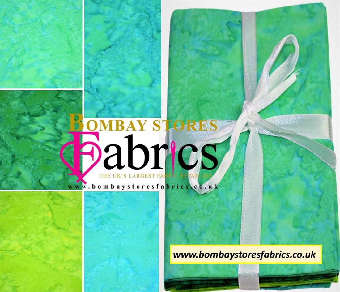 Printed Cotton Batik Fat Quarter Bundles