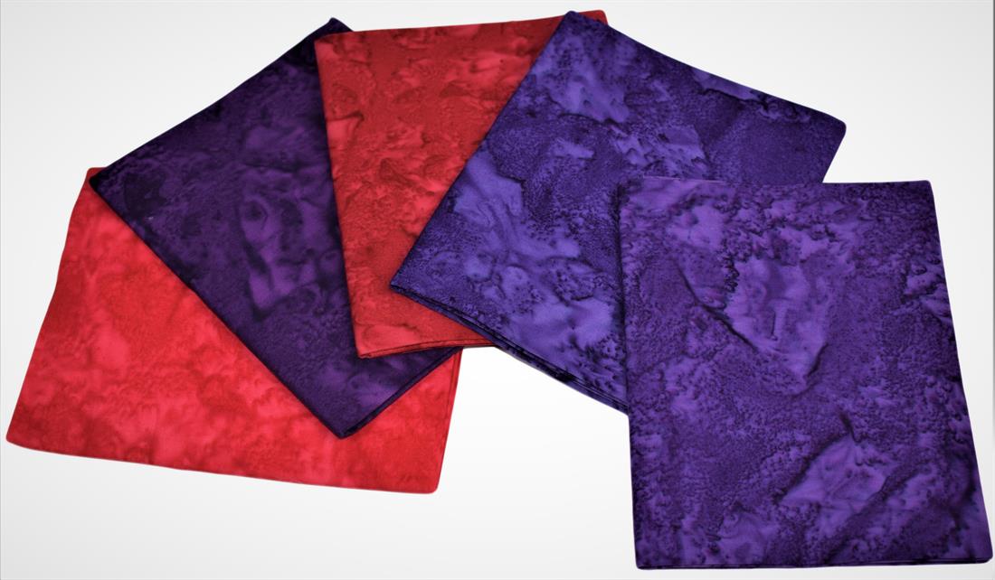 Printed Cotton Batik Fat Quarter Bundles