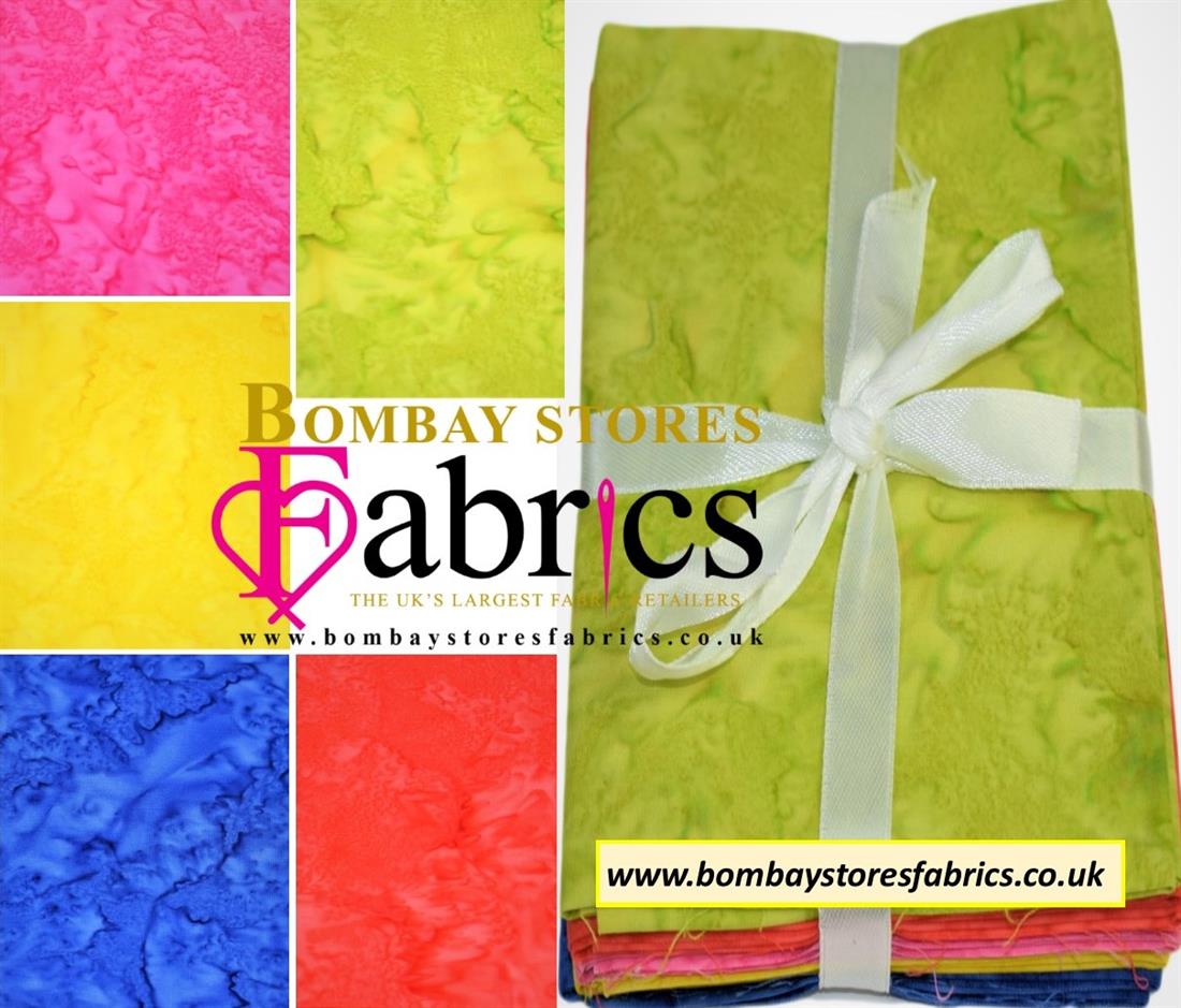 Printed Cotton Batik Fat Quarter Bundles