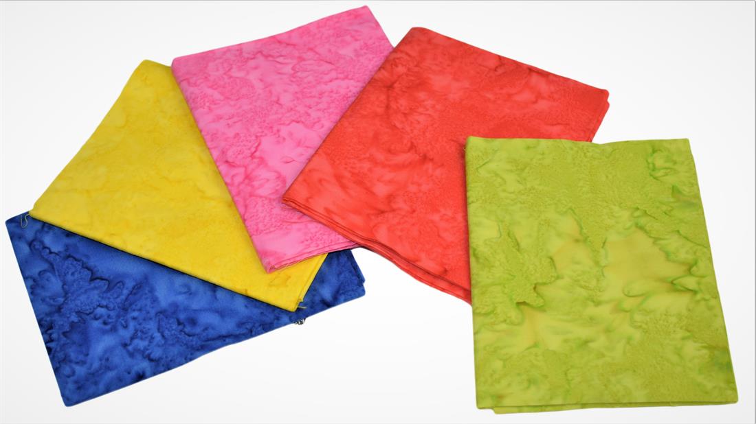 Printed Cotton Batik Fat Quarter Bundles