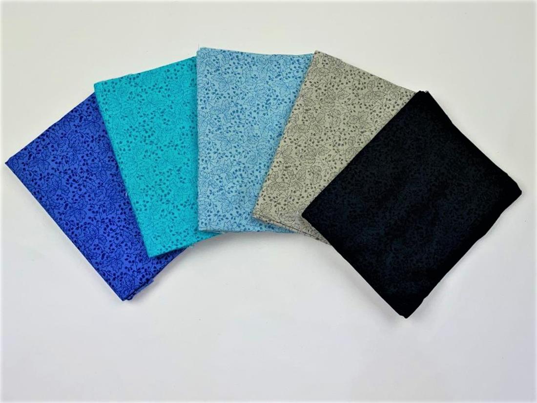 Multicolour Printed Cotton Fat Quarter Bundle